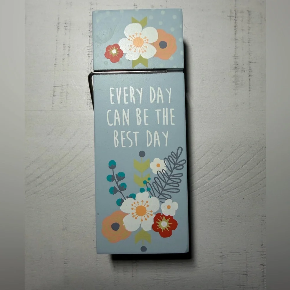 Floral Inspirational Wall Art Clip “Every Day Can Be The Best Day”